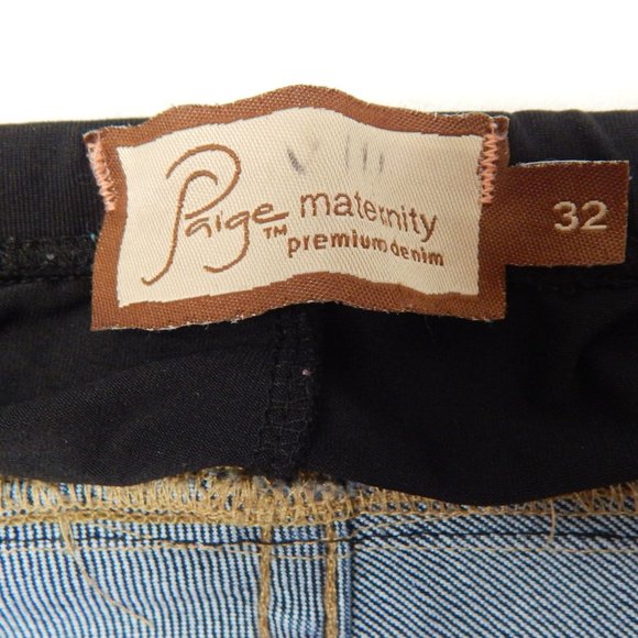 Paige Maternity Women's Laurel Canyon Low Rise Boot Cut Jeans  Size 32 - Picture 5 of 13